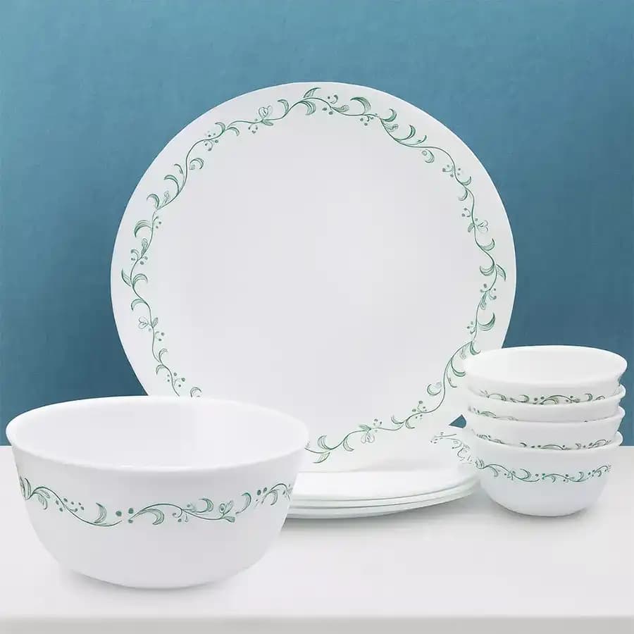 Impressive Corelle Country Cottage Glass Dinner Set
