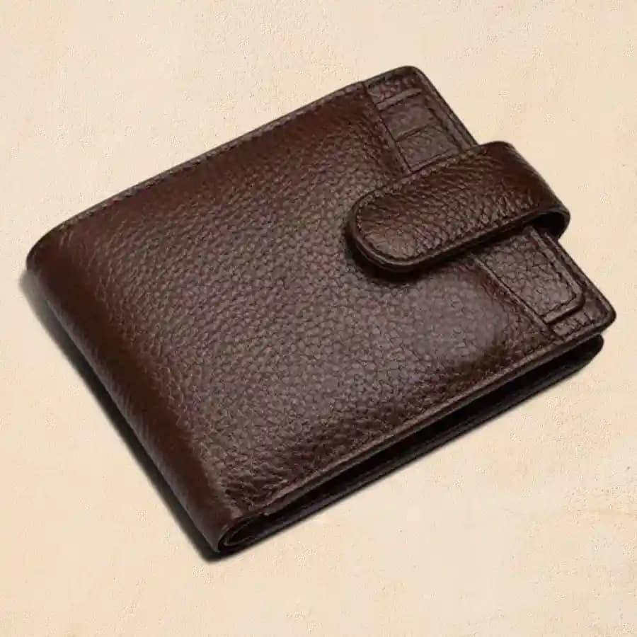 Trendy RFID Protected Leather Mens Wallet