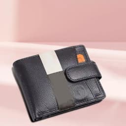 Classic RFID Protected Leather Mens Wallet 1