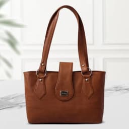 Brown Multipurpose Shoulder Bag for Ladies 1