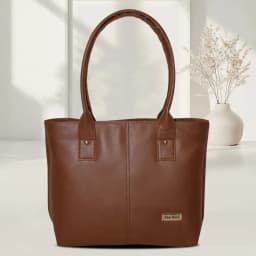 Charming Chocolate Brown Ladies Shoulder Bag 1