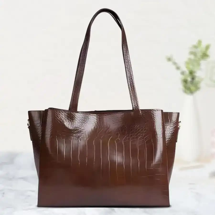 Classy 3 Strip Design Ladies Vanity Bag