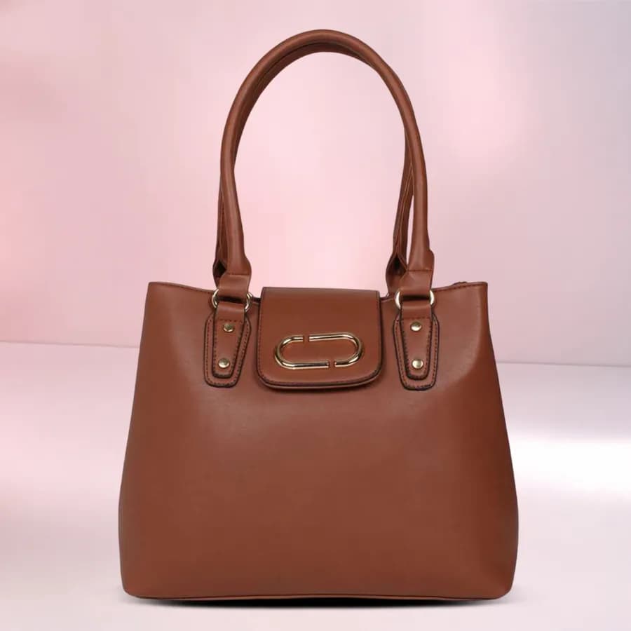 Attractive Embossed Pattern Ladies Square Vanity Bag