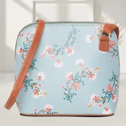 Lovely Floral Print Crossbody Sling Bag 1