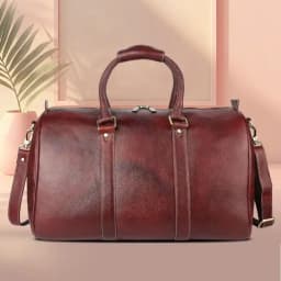 Trendy Leather Travel Bag 1