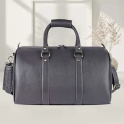 Stylish Leather Duffle Travel Bag 1