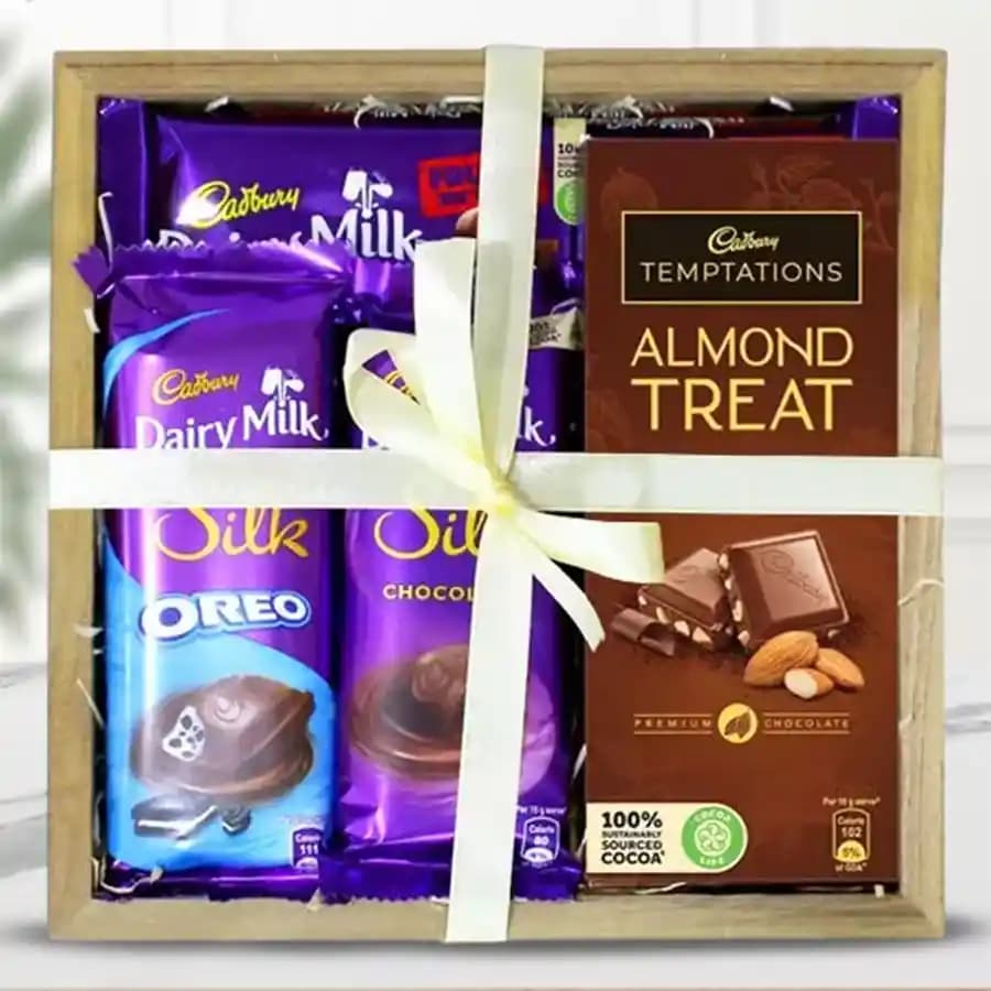 Mouth-Watering Cadbury Chocolates Gift Tray