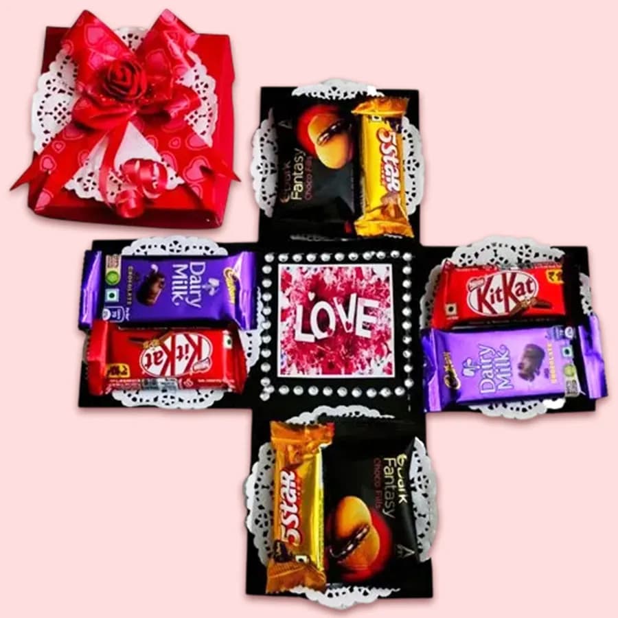 Amazing Single Layer Chocolate Explosion Box