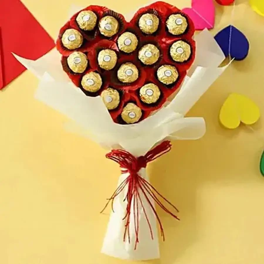 Chocolate Heart Bouquet