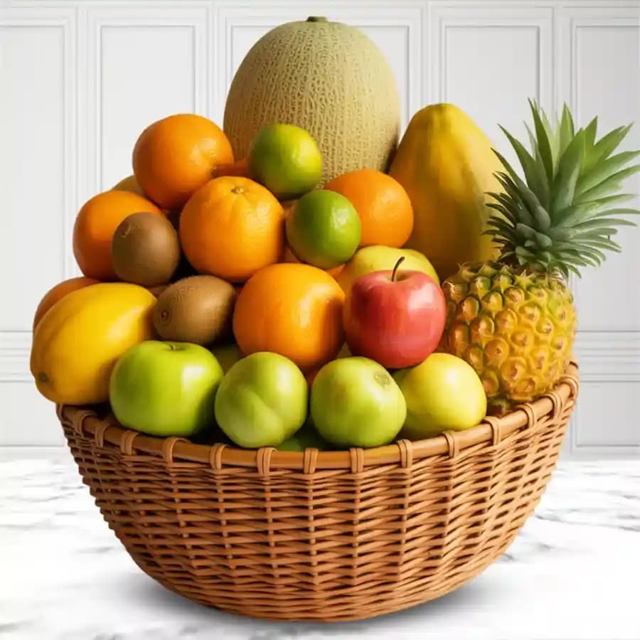 Immune Boosting Fresh Fruits Gift Basket for Mom
