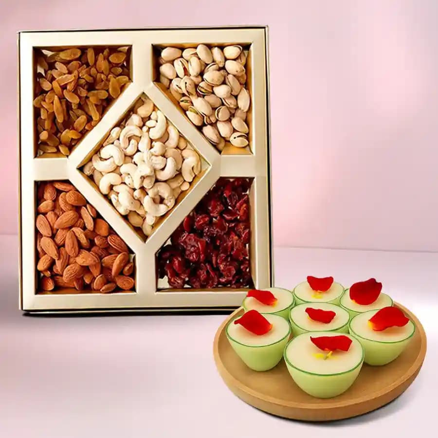 Daab Sandesh from Balaram Mullick with Assorted Dry Fruits