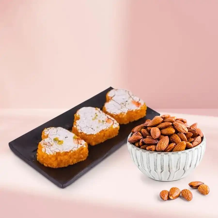 Motipaan from Ganguram with Crunchy Almonds