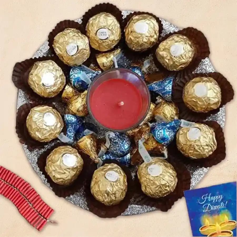 Special Diwali Chocolates Thali