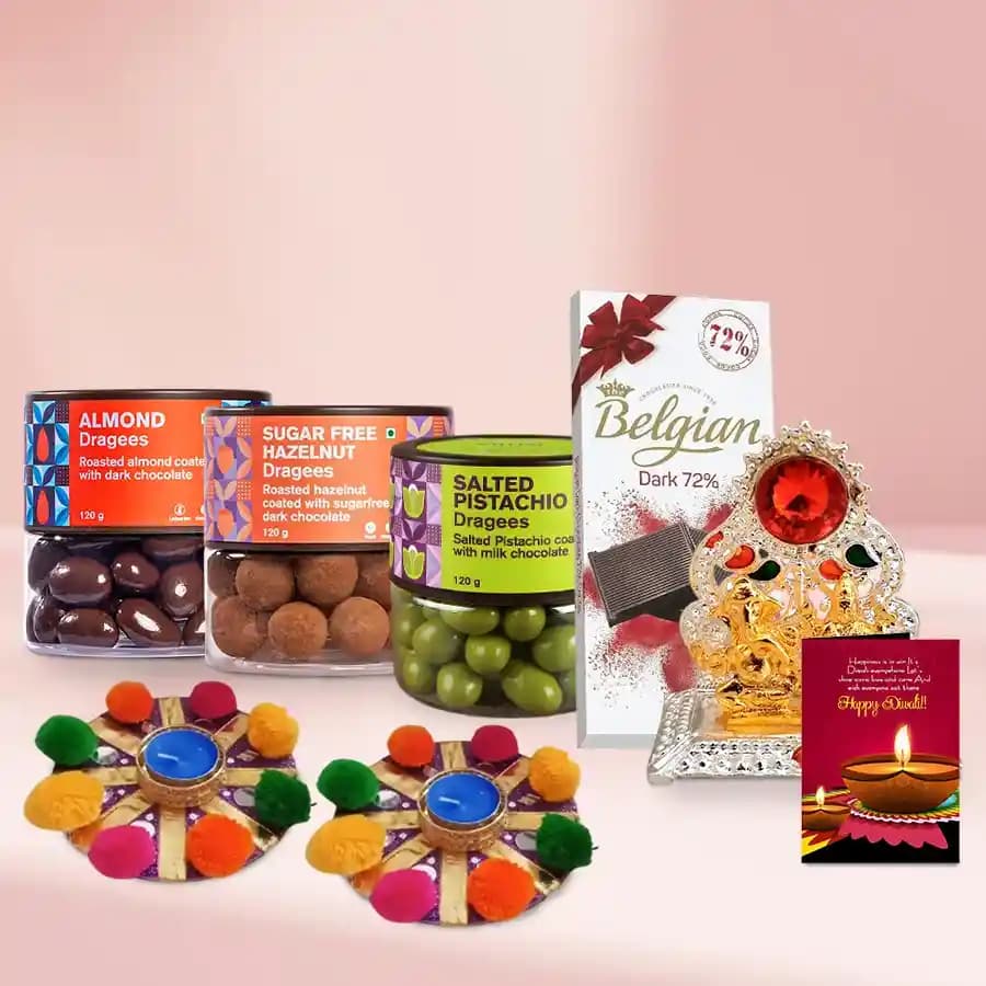 Assorted Dragees N Belgian Chocolate Bar