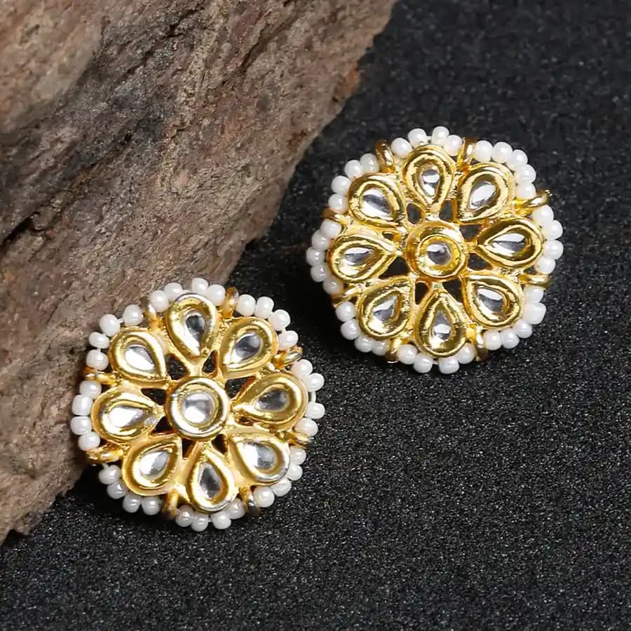 Luxe Kundan Studs
