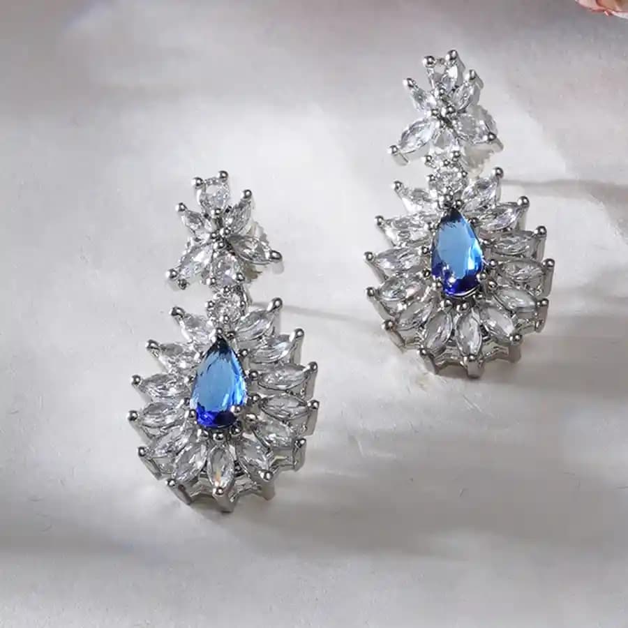 Celestial Charm Blue Earrings