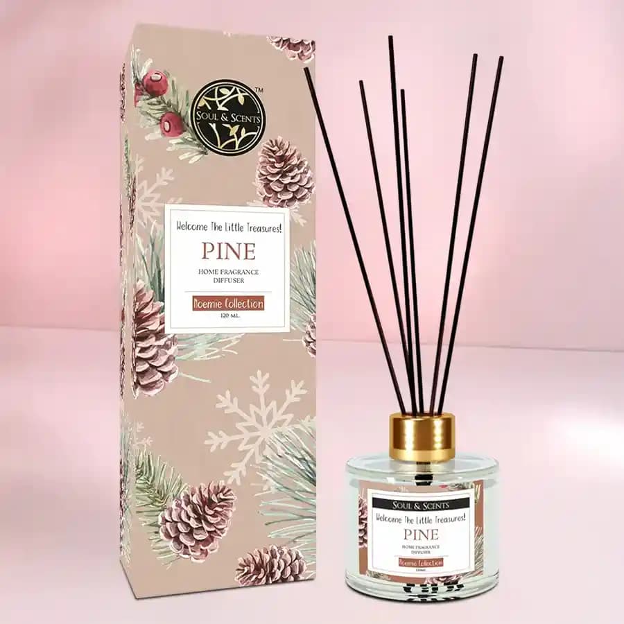 Fresh Pine Reed Diffuser Gift Set