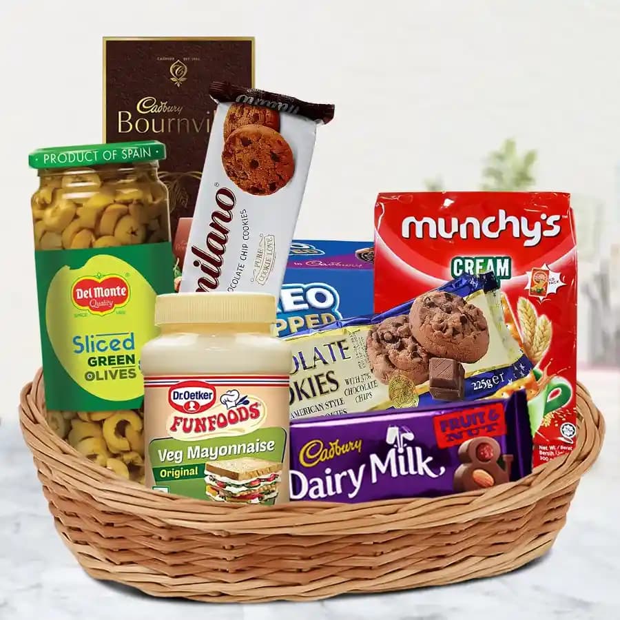 Gourmet Delight Snack Basket