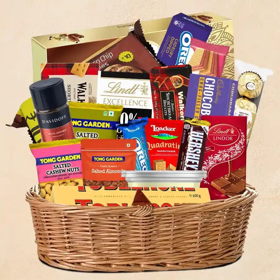 Gourmet Delight Snack Basket